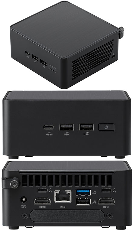 ASUS NUC14RVHu7 (Intel Core Ultra 7, 22 Threats, bis zu 4,8GHz, 2x HDMI, 2x Thunderbolt 4)